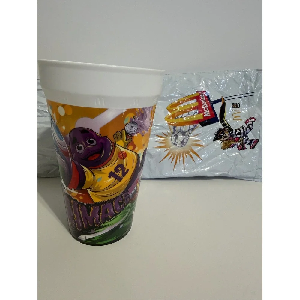 McDonalds FIFA World Cup 2026 Collector Cups Lot of 3 Ronaldinho Pulisic Grimace